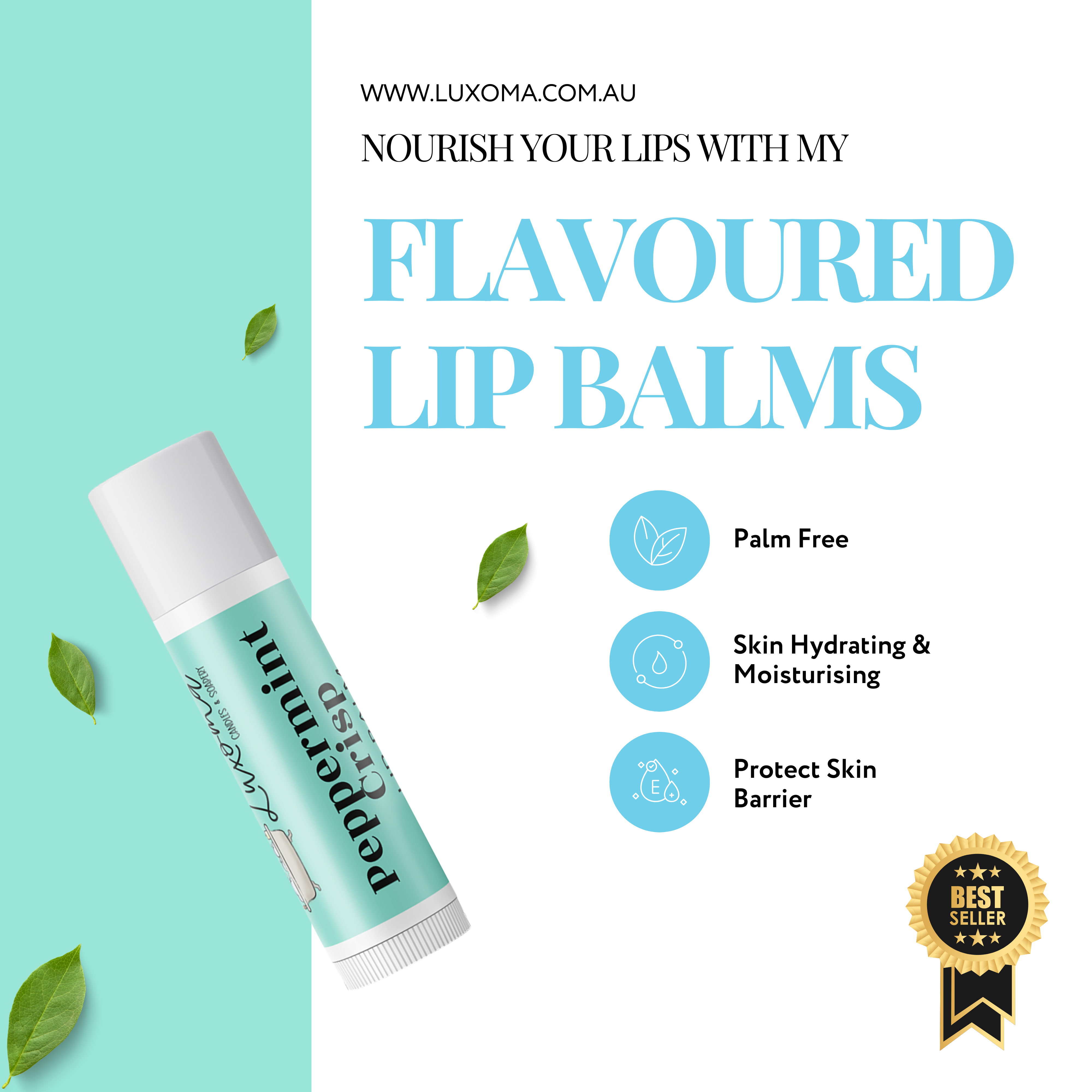 Nourish with Luxoma Lip Balms