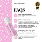 FAQs about Luxoma's Lip Balms